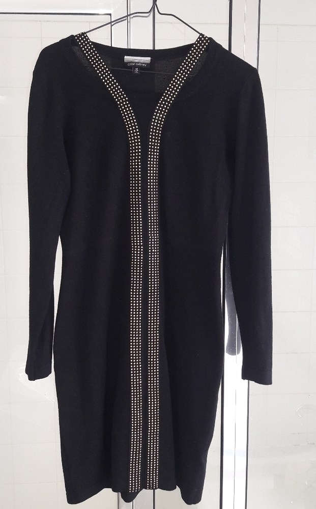 Black and Gold Dress or sweater